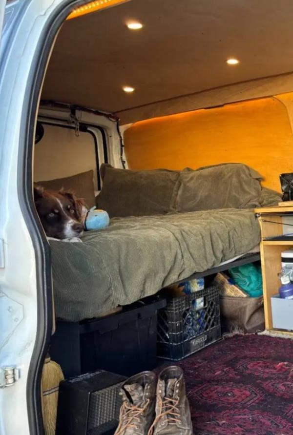 The landlord is now living in his van. Credit: Jason Roth/Insider