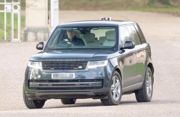 The Duke of York, 63, was spotted at the wheel of a Range Rover as he left Royal Lodge, his home in Windsor.