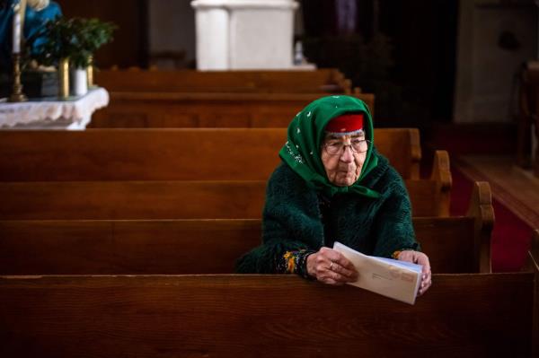 Following the footsteps of her family's past five generations, Jozsefne Szedlak is one of the few remaining bell ringers in Hungary. Photo: AFP