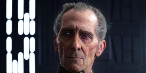 Peter Cushing as Grand Moff Tarkin in Star Wars Rogue One